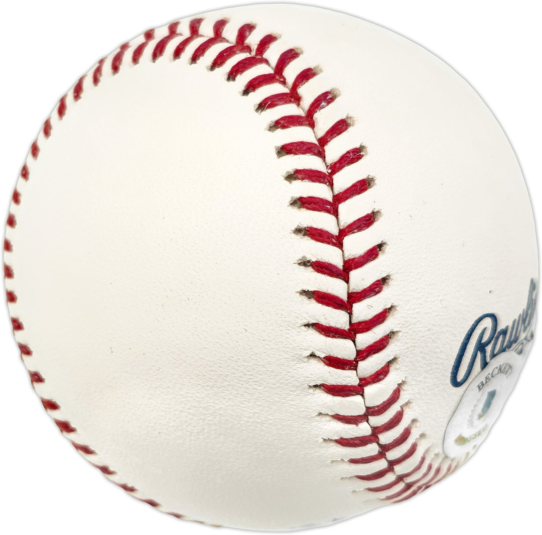 Alex Bregman Auto Signed 2022 WS Logo Baseball Astros 2022 WS Champs Beckett Wit
