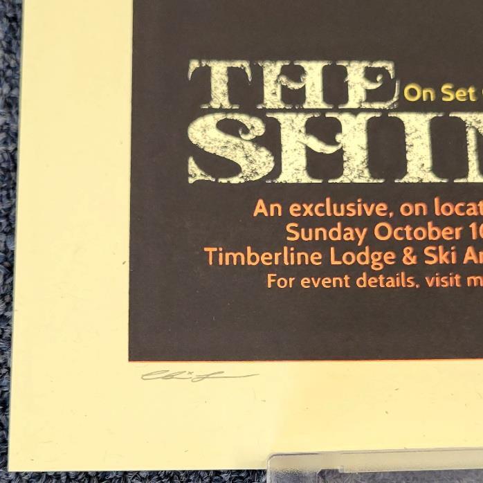 The Shining Glows 9x24 Lithograph Mondo Art Print QFSChris Garofalo LE #'ed /175