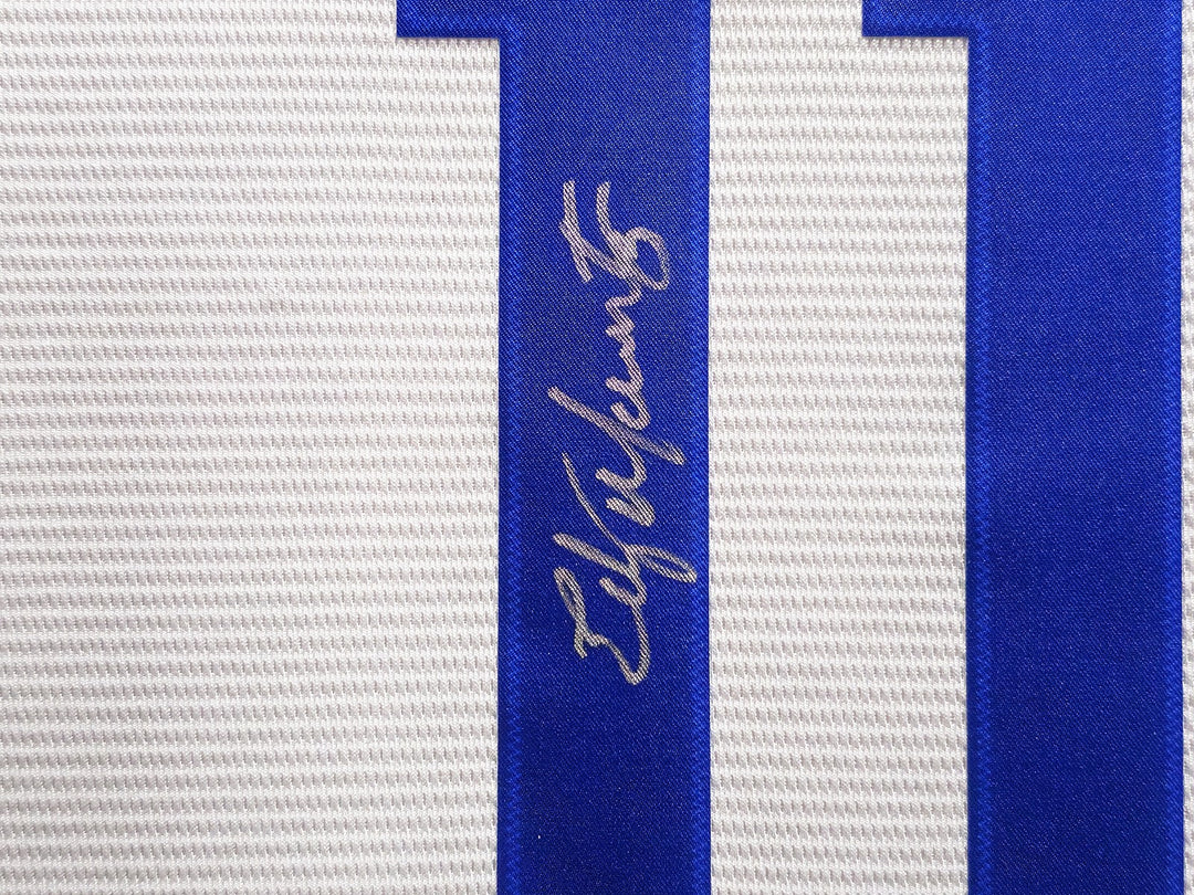 Mariners Edgar Martinez Signed Framed White Nike Cooperstown Jersey BAS Witness