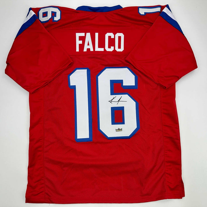 Facsimile Autographed Keanu Reeves Shane Falco Red Reprint Jersey Size Men's XL
