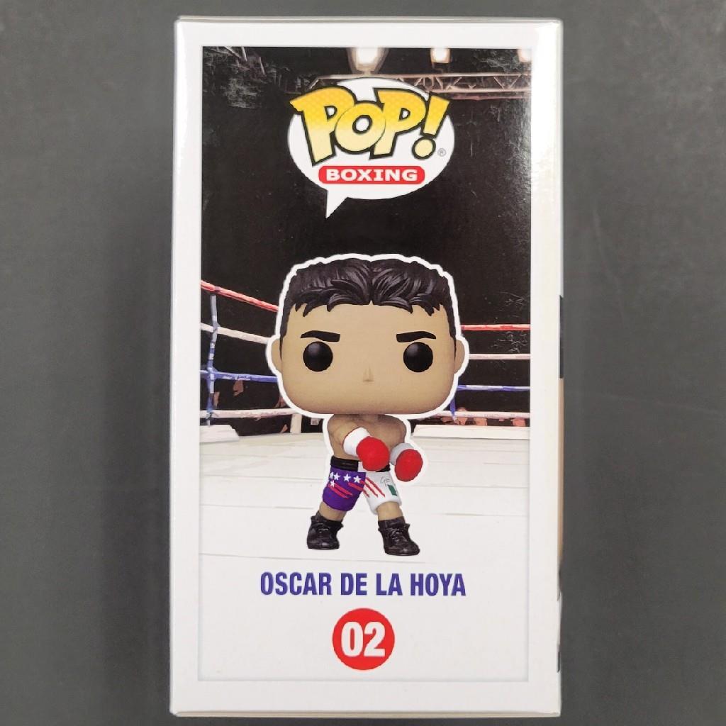 Oscar De La Hoya signed Golden Boy Funko Pop gold autograph ~ BAS Beckett Holo