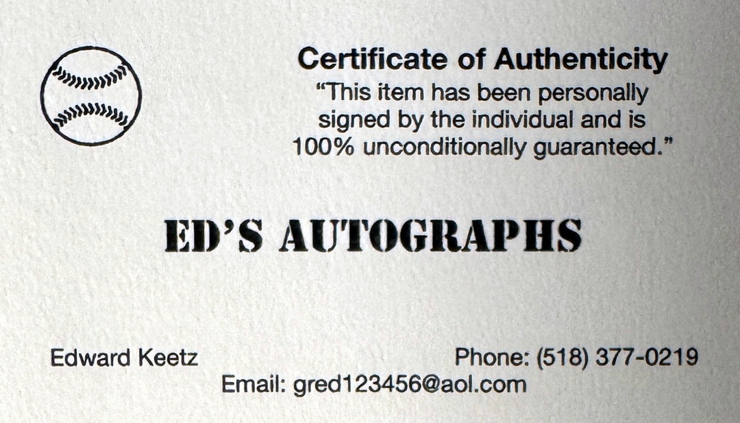 Mercury Morris signed Miami Dolphins NFL Licensed 8x10 Photo imperfect- COA 17-0
