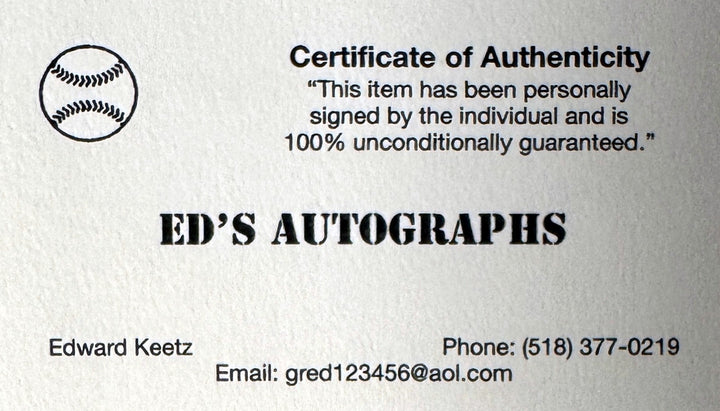 Mercury Morris signed Miami Dolphins NFL Licensed 8x10 Photo imperfect- COA 17-0