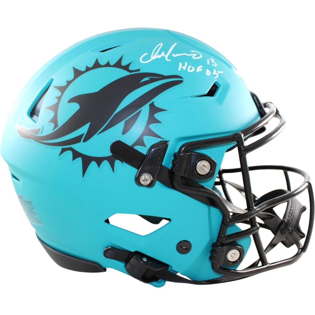 Dan Marino Autographed Miami Dolphins Helmet Speedflex Rave HOF Becket WIT 58831
