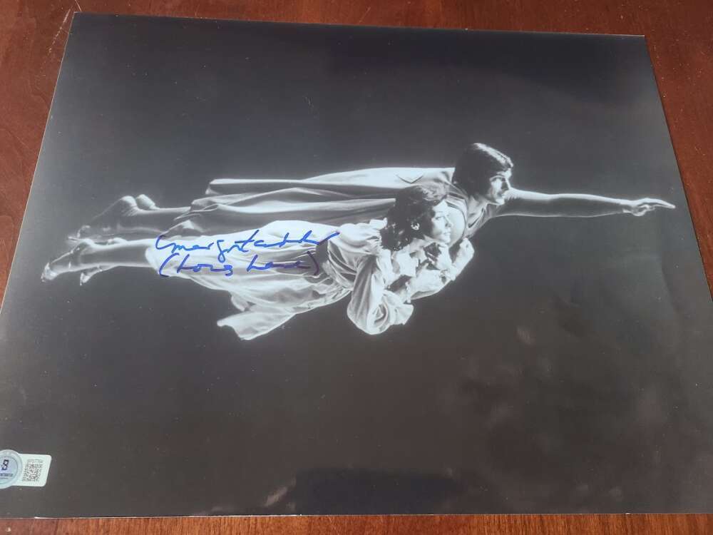 Margot Kidder Beckett BAS Signed 11x14 Superman Photo Autograph