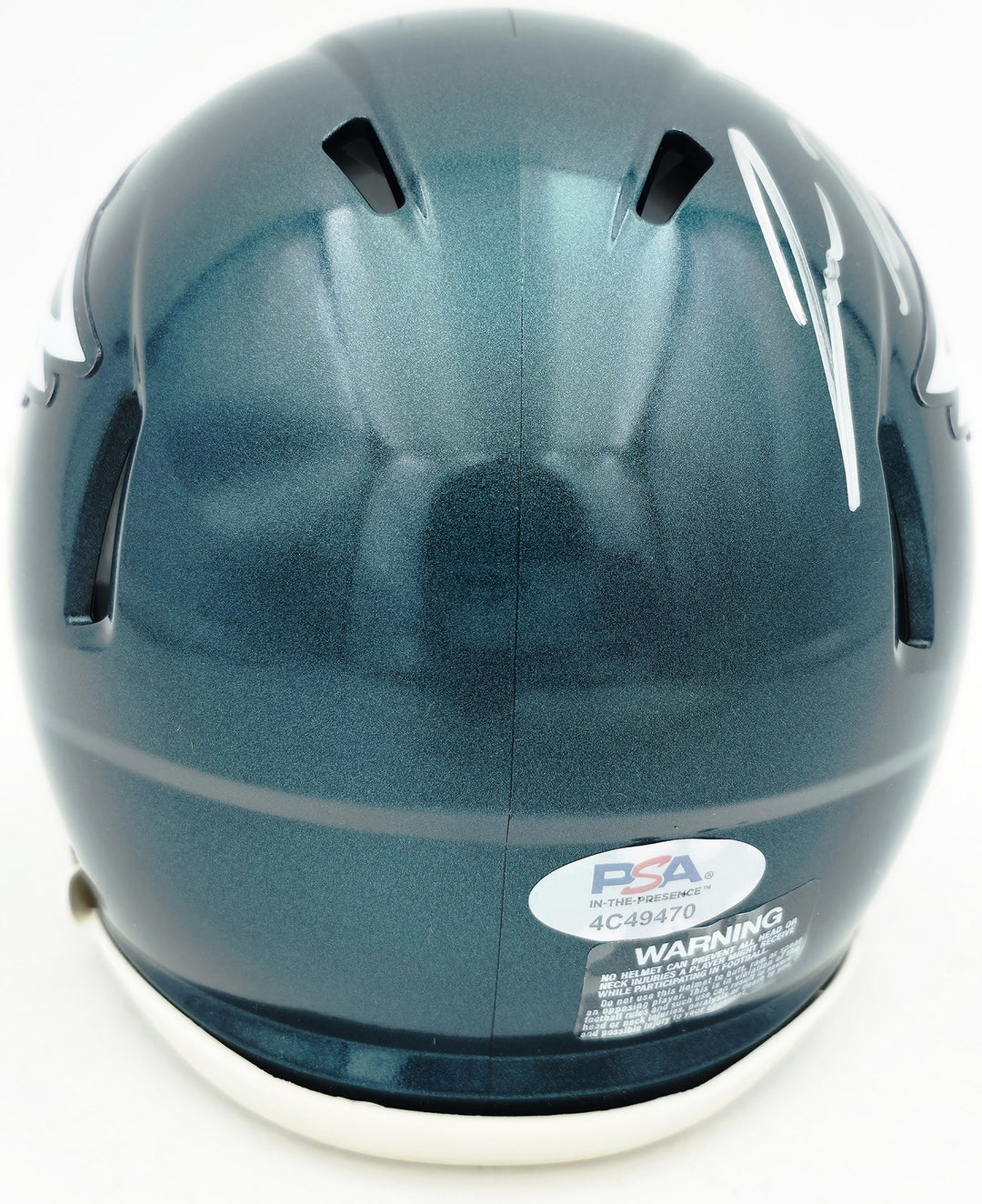 Jason Kelce Signed Philadelphia Eagles Green Speed Mini Helmet PSA/DNA ITP