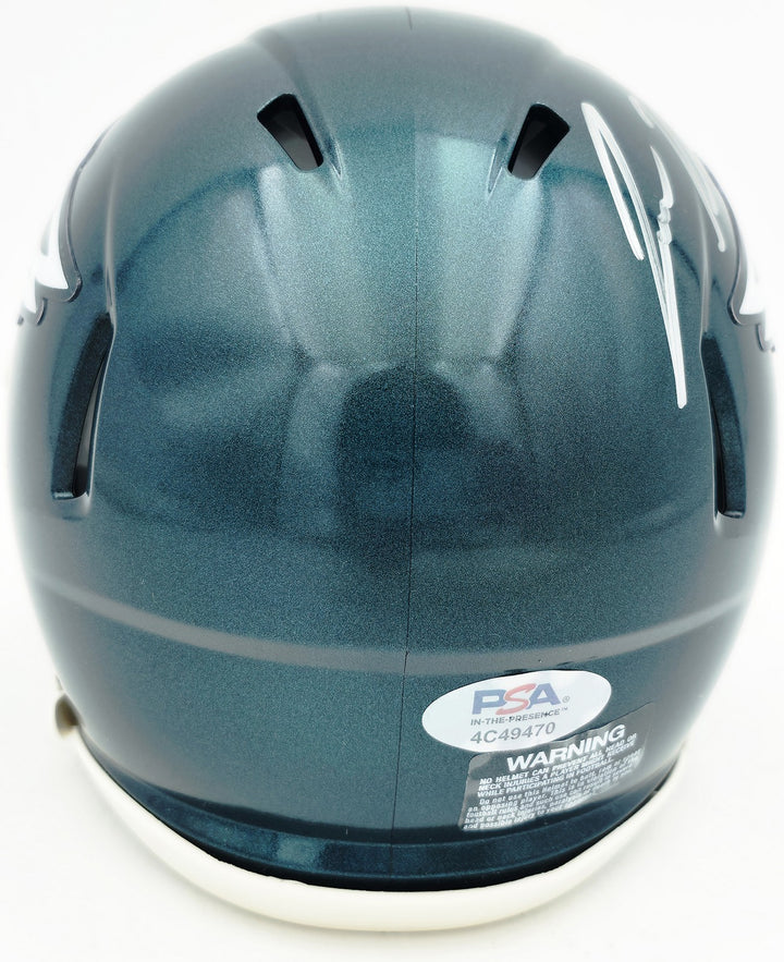 Jason Kelce Signed Philadelphia Eagles Green Speed Mini Helmet PSA/DNA ITP