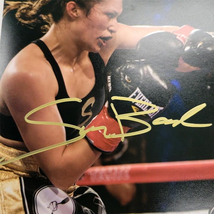 Seniesa Estrada signed Boxing 11x14 photo #6 autograph ~ Beckett BAS Holo
