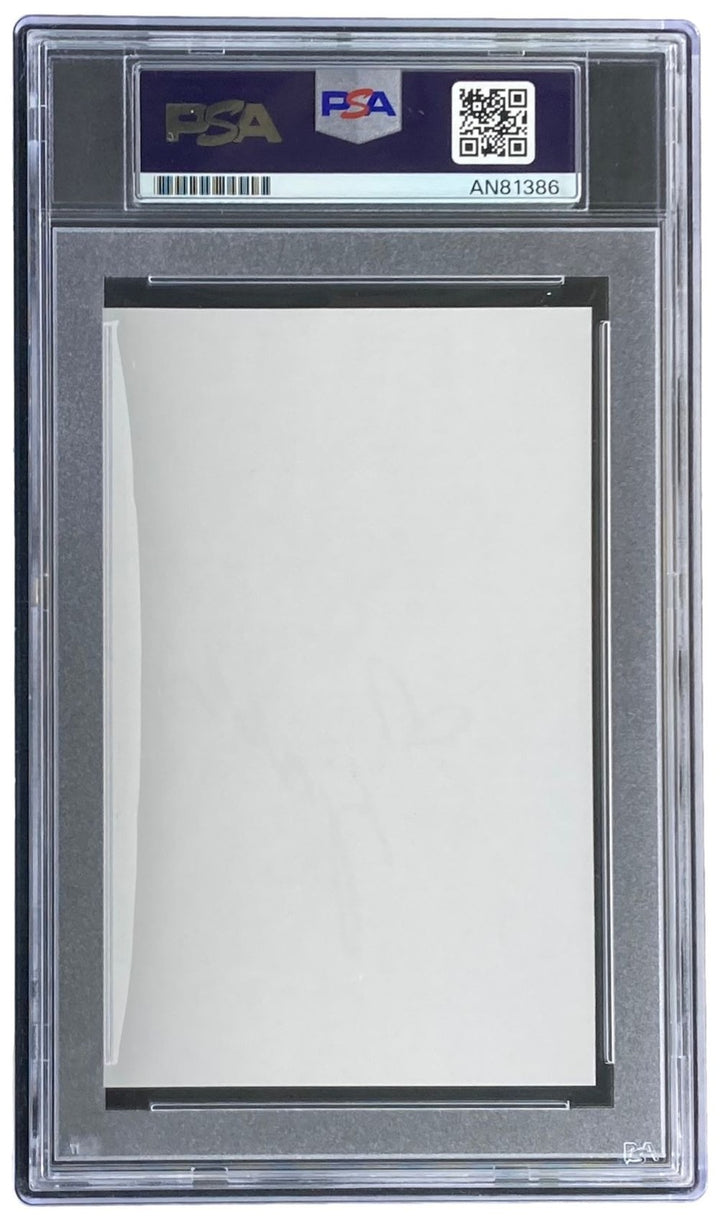 Gisele Bundchen Signed Slabbed Cut Signature PSA