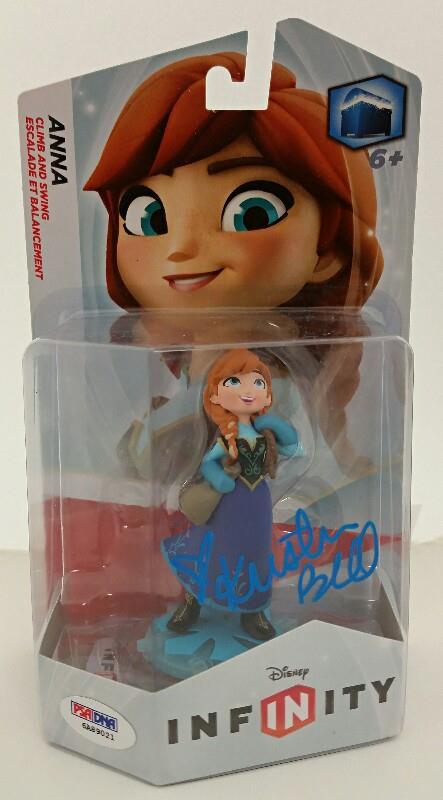 KRISTEN BELL signed DISNEY INFINITY Figure Anna FROZEN w/ PSA/DNA COA
