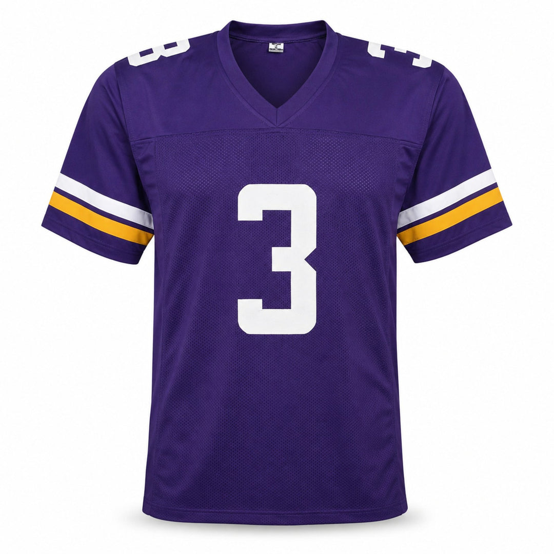 Minnesota Vikings Jordan Addison Signed Purple Jersey JSA Witness