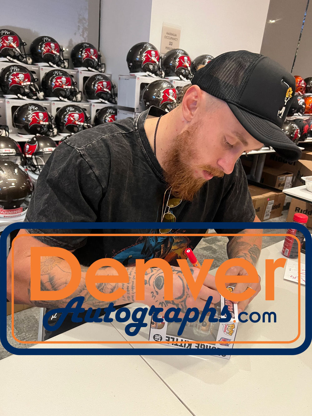 George Kittle Autographed San Francisco 49ers Funko Pop! #167 Beckett 42380