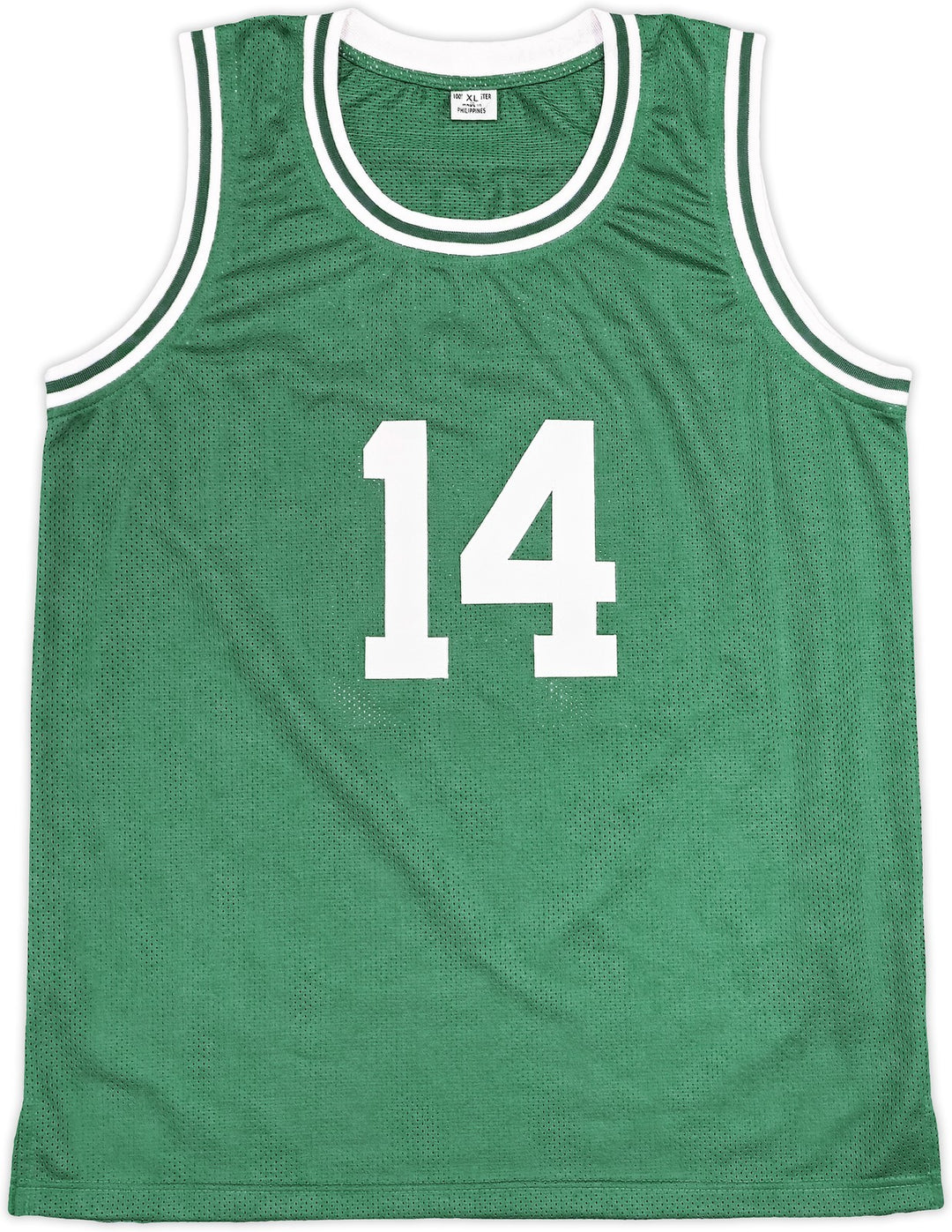 Boston Celtics Bob Cousy Signed Green Jersey Beckett Witness
