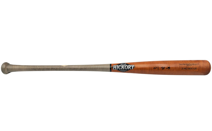 Jung Hoo Lee Auto Orange Old Hickory Player Model Bat Giants Auto Korean BAS
