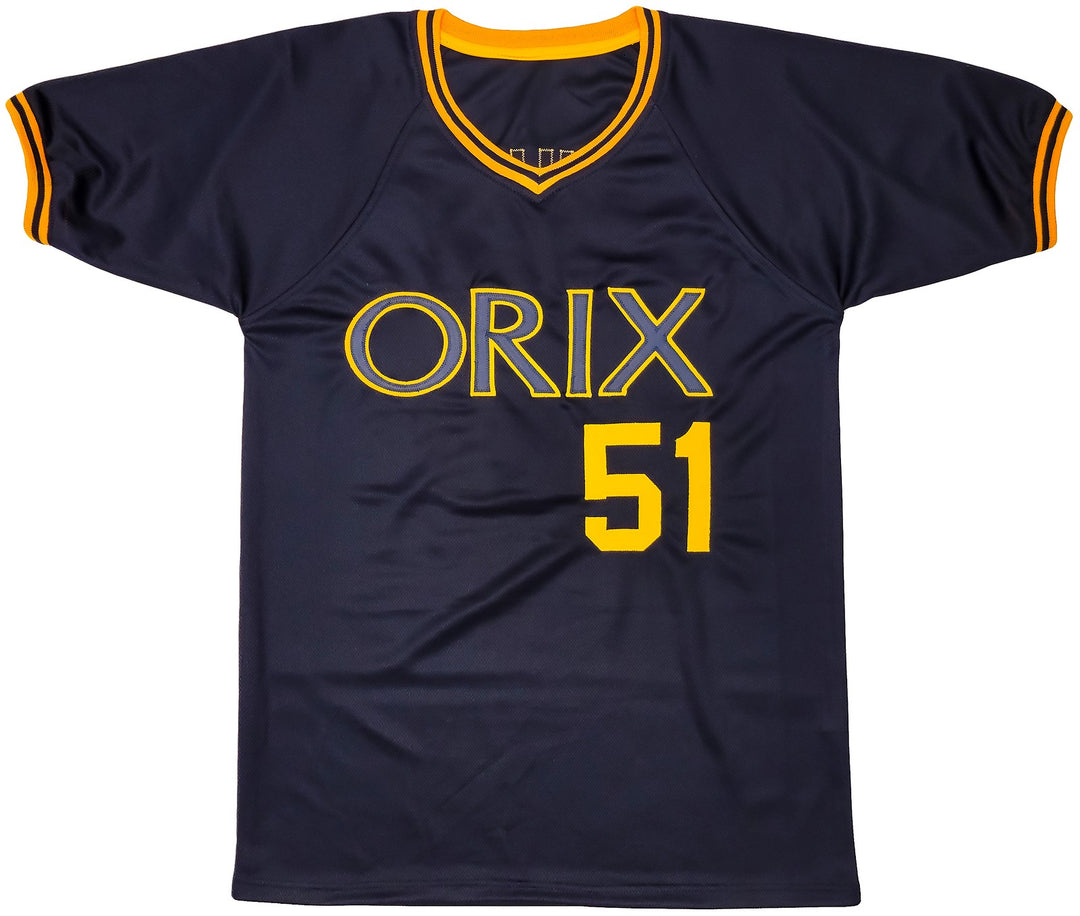 Orix Blue Wave Ichiro Suzuki Autographed Signed Navy Jersey IS Holo