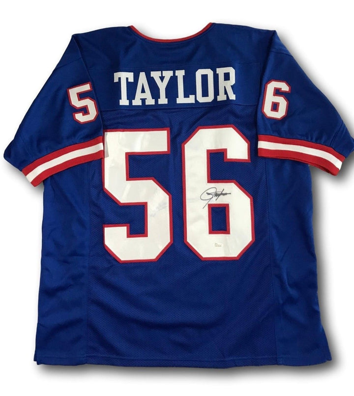 Lawrence Taylor Signed NY Giants Football Jersey COA JSA Autograph HOF