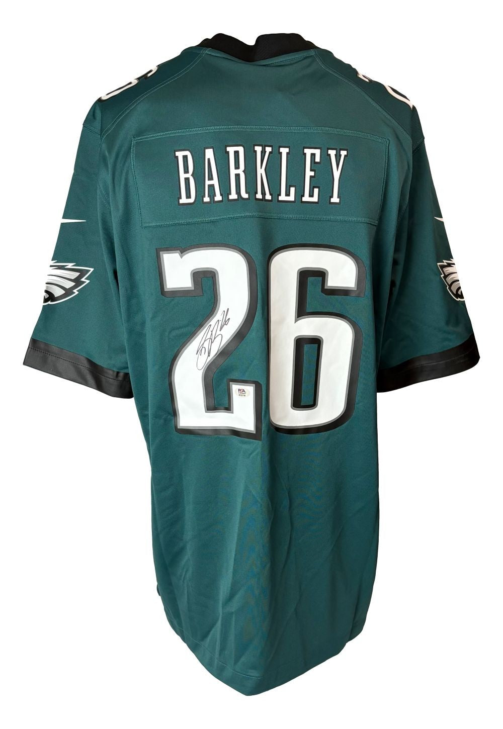 Saquon Barkley Signed Philadelphia Eagles Nike Game Replica Jersey PSA/DNA