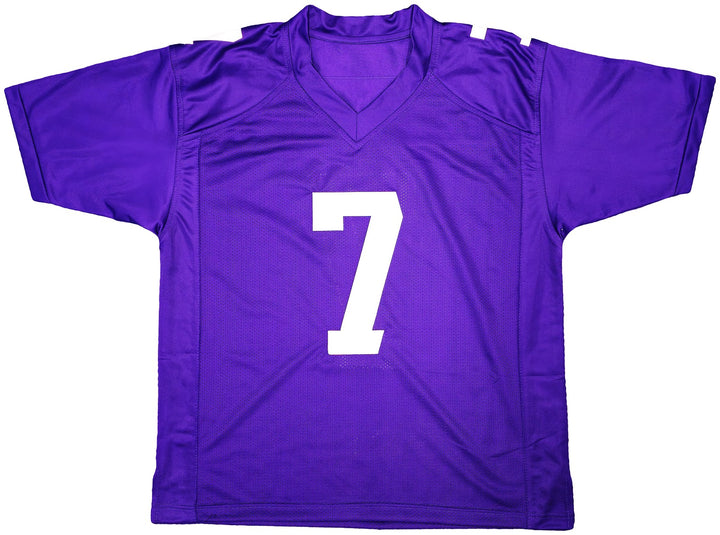 Washington Huskies Dillon Johnson Signed Purple Jersey MCS Holo