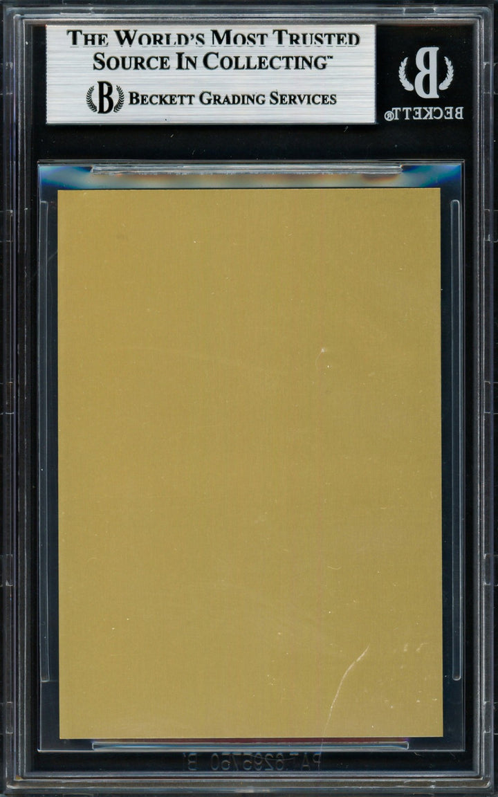 Willie Stargell Auto 1989 2.5x3.5 HOF Metal Plaque Card Pirates Beckett