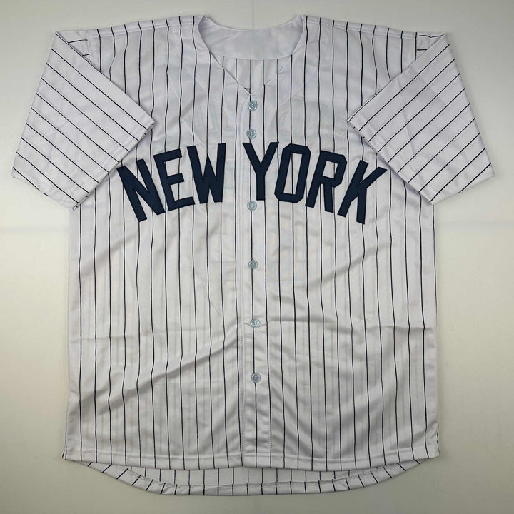 Facsimile Autographed Alex Rodriguez A-Rod New York Pinstripe Reprint Jersey XL