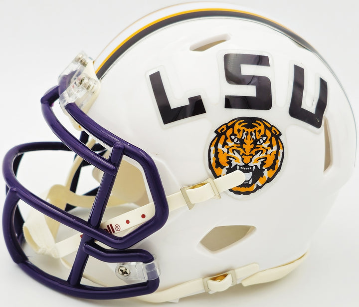 Odell Beckham Jr. Auto Signed LSU Tigers White Speed Mini Helmet Beckett Witness