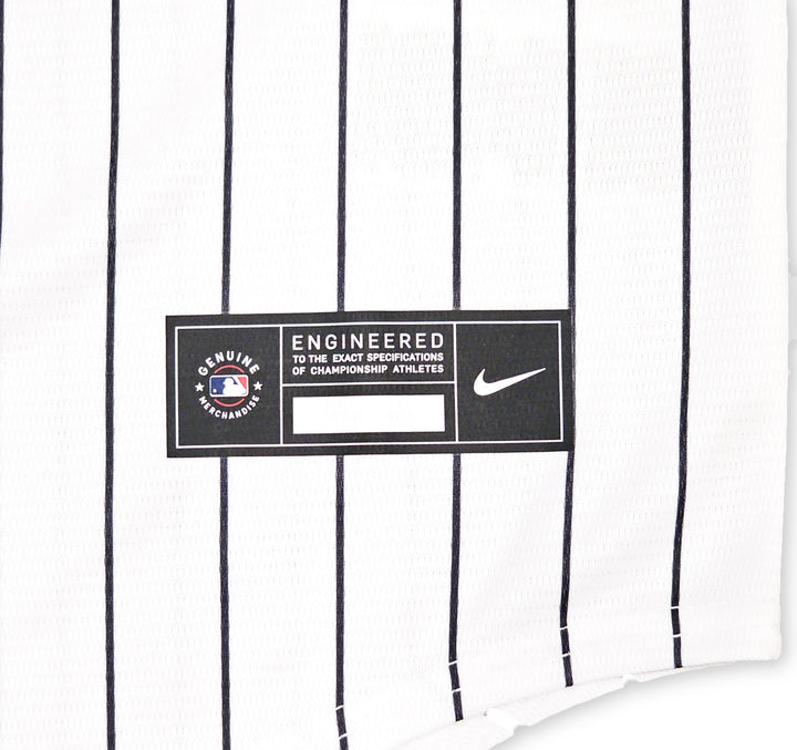 White Sox Bo Jackson Signed White Pinstripe Nike Jersey Size XL Beckett Wit