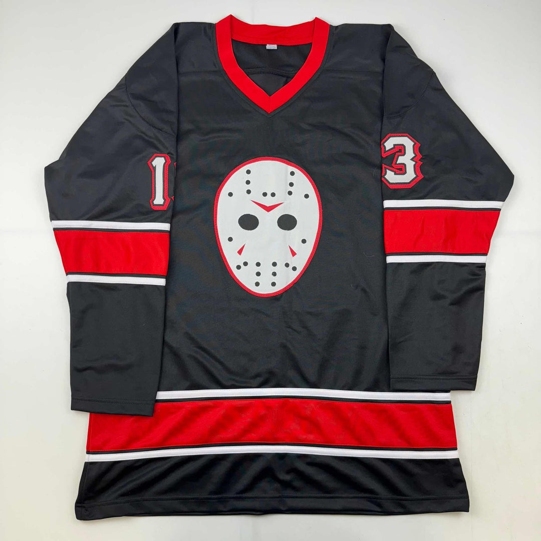 Signed Ari Lehman Jason Voorhees Friday 13th Black Jersey JSA COA