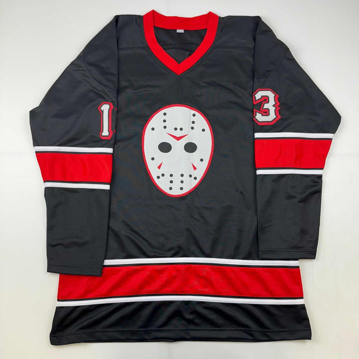 Signed Ari Lehman Jason Voorhees Friday 13th Black Jersey JSA COA