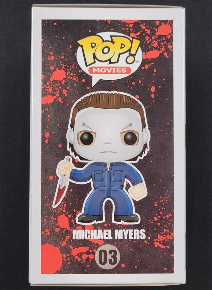Nick Castle signed Michael Myers "The Shape" Halloween Funko Pop Beckett BAS