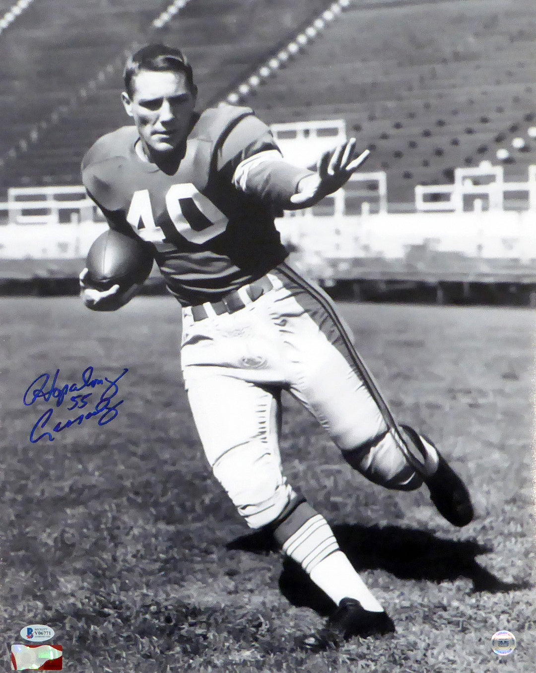Howard "Hopalong" Cassady Auto Signed 16x20 Photo Ohio State Buckeyes Beckett