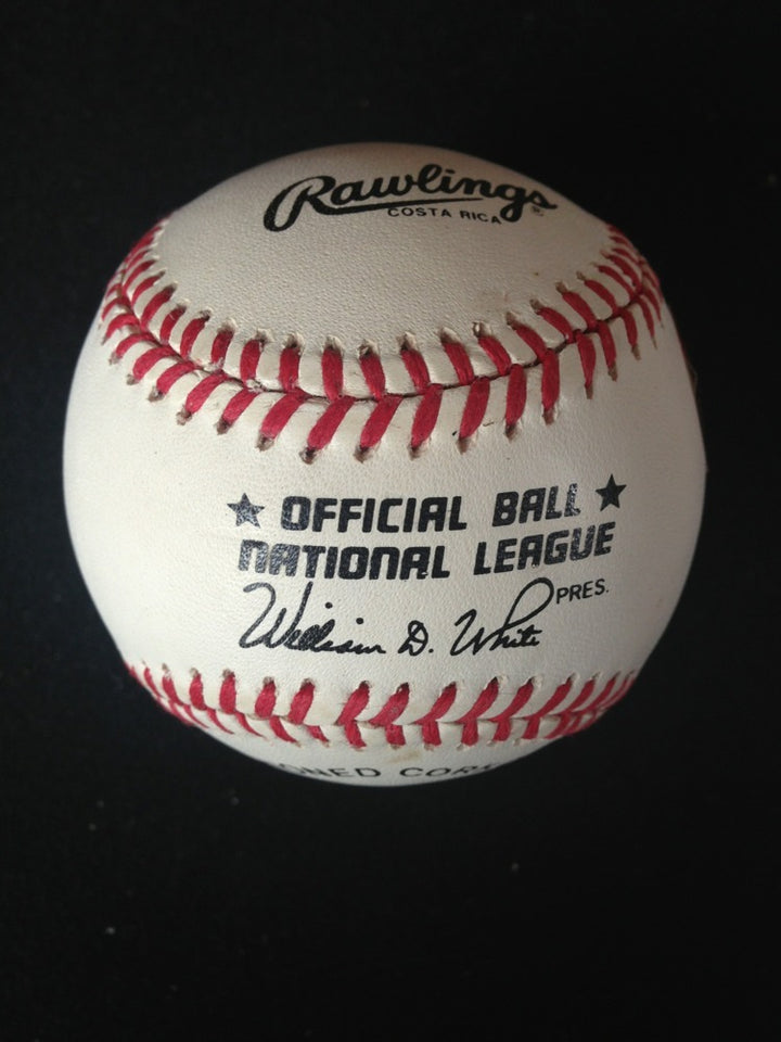 Phil Cavaretta Signed Official Nl Baseball 1945 Mvp Clean Autograph Cbm Holo Coa