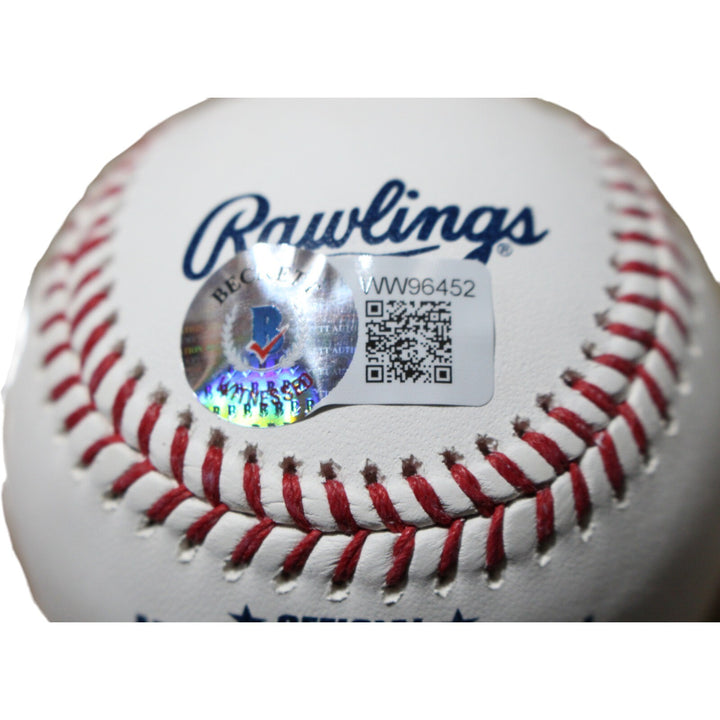 Robin Yount Signed Milwaukee Brewers OML Baseball 82 Gold Glove BAS 40749