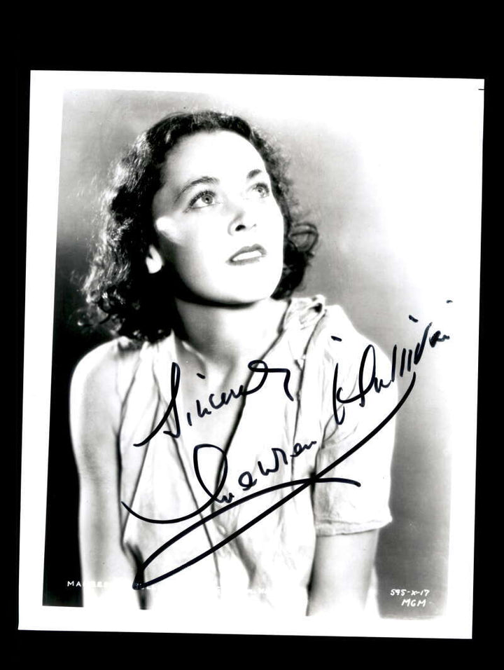 Maureen O`Sullivan PSA DNA Coa Signed 8x10 Photo Jane Tarzan Autograph