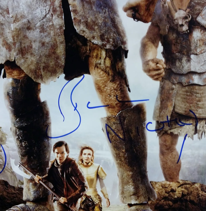 Nicholas Hoult Tomlinson Bremmer Jack The Giant Slayer Signed 12X18 Photo PSA