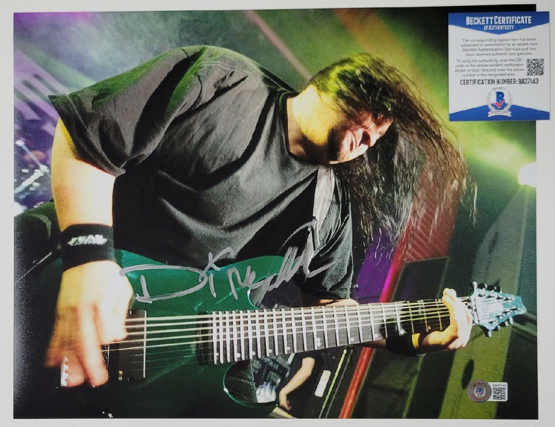 Dino Cazares signed Fear Factory 11x14 Photo Autograph (C) ~ Beckett BAS COA