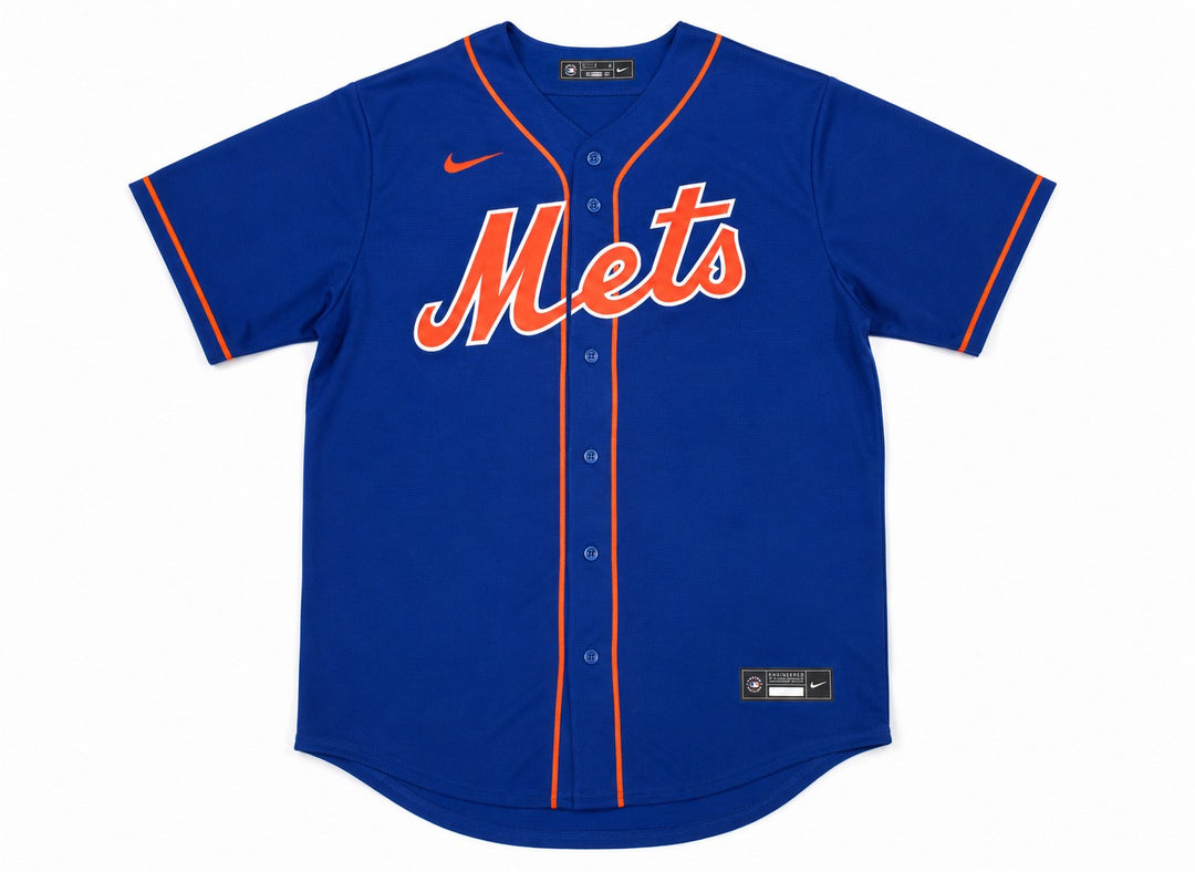 New York Mets Pete Alonso Signed Blue Nike Jersey Size L Fanatics & MLB Holo
