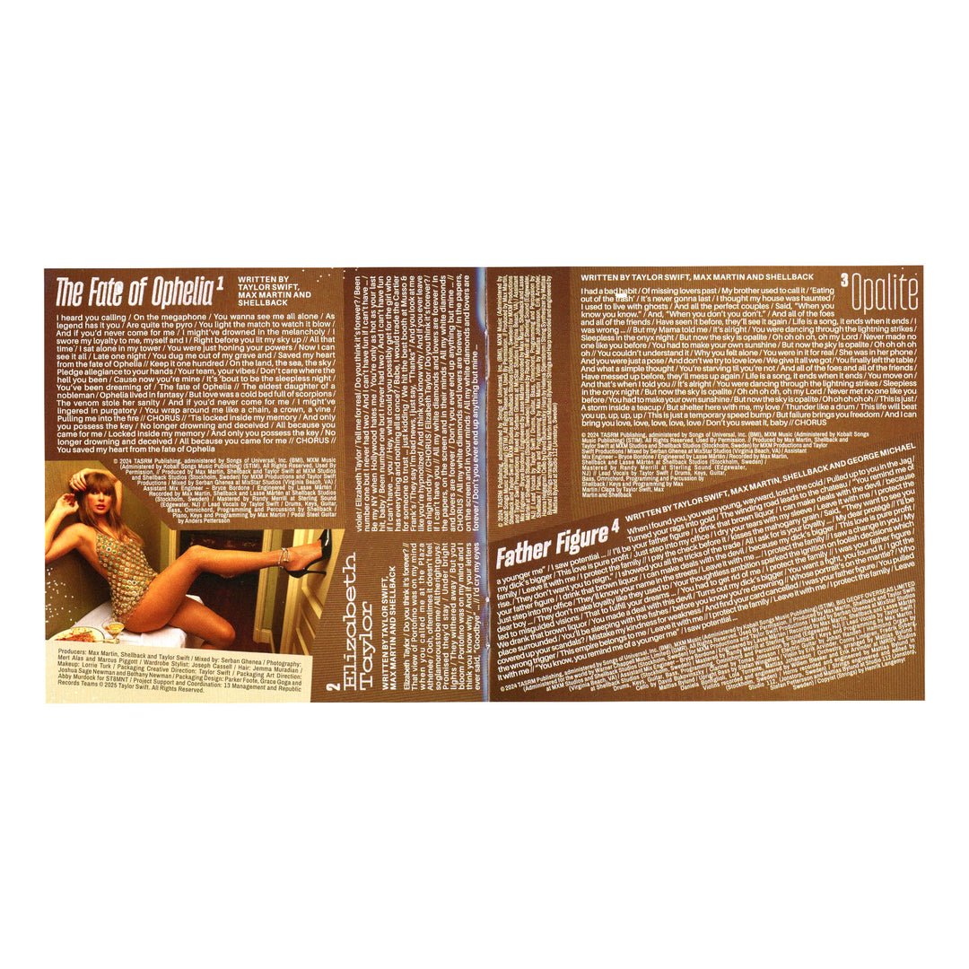LONG SIGNATURE Taylor Swift Signed The Life Of A Showgirl CD JSA COA Autograph C