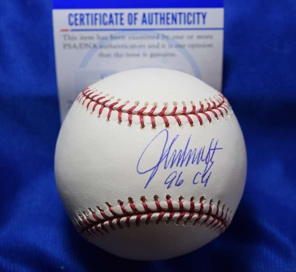 John Smoltz PSA DNA Autographed Major League OML Signed Baseball 96 CY
