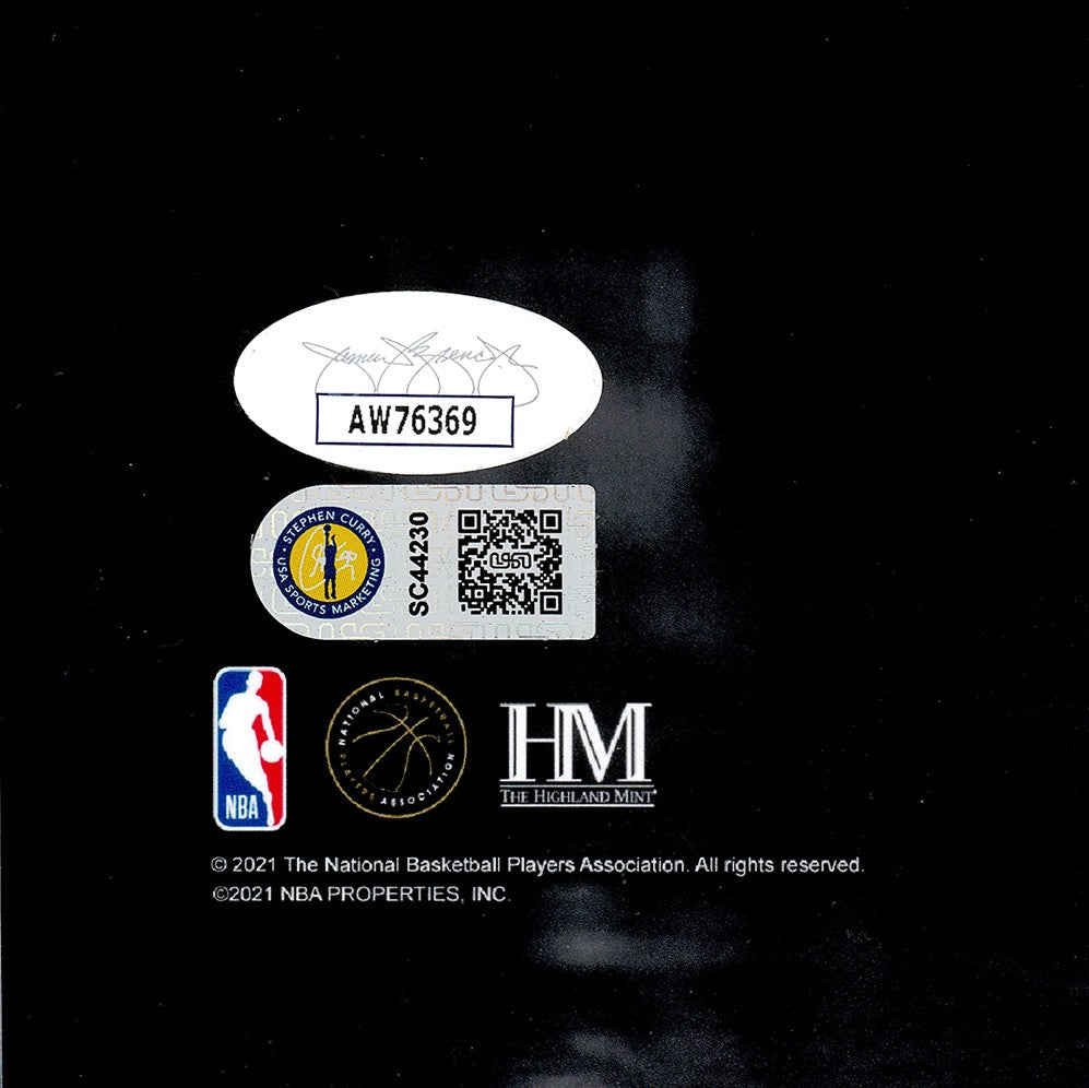 Stephen Curry Autographed Signed 16x20 Photo Golden State Warriors Spotlight JSA