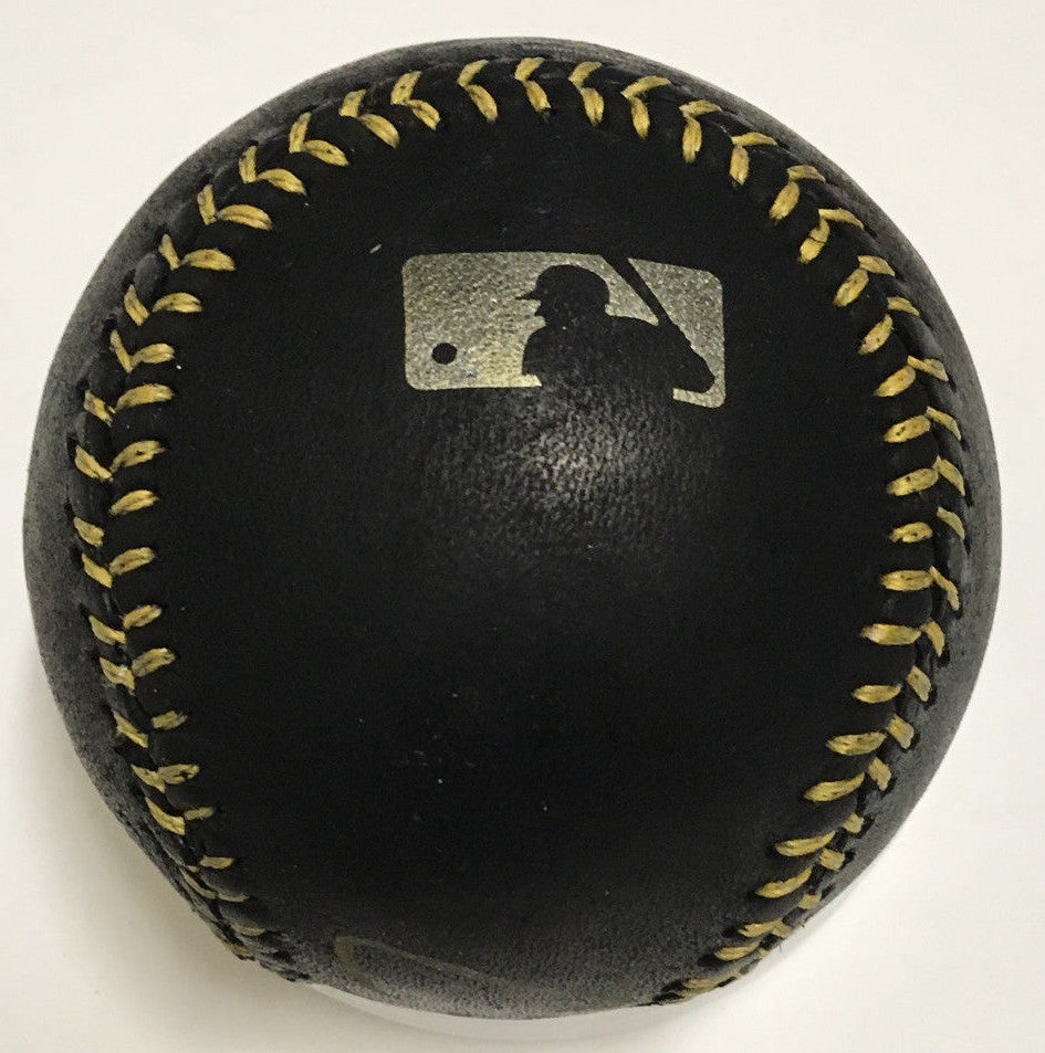 Clint Frazier signed black MLB Baseball Yankees Rookie auto INS #5 pick JSA COA