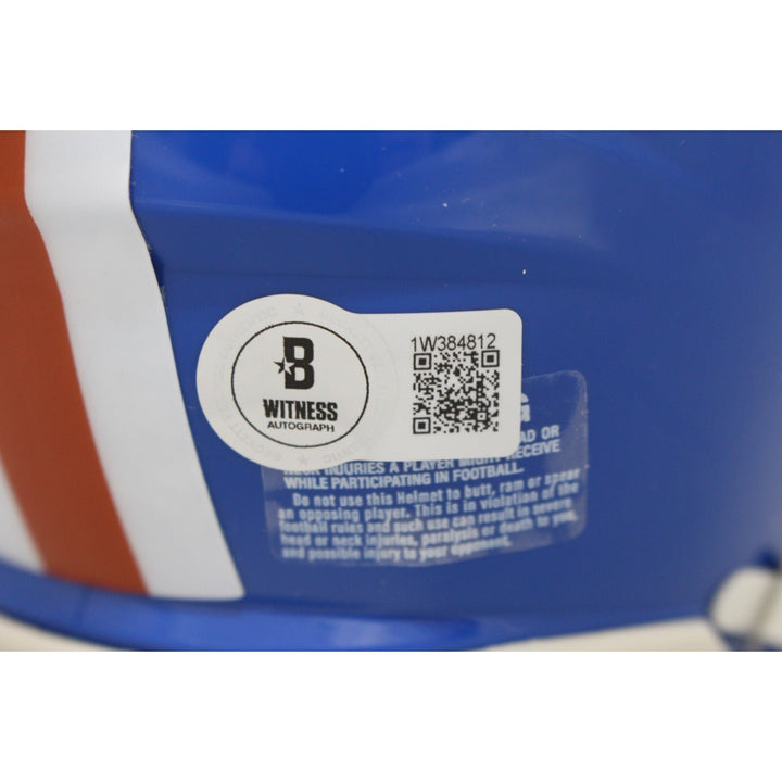 Randy Gradishar Autographed Denver Broncos Mini Helmet TB HOF Beckett 44615