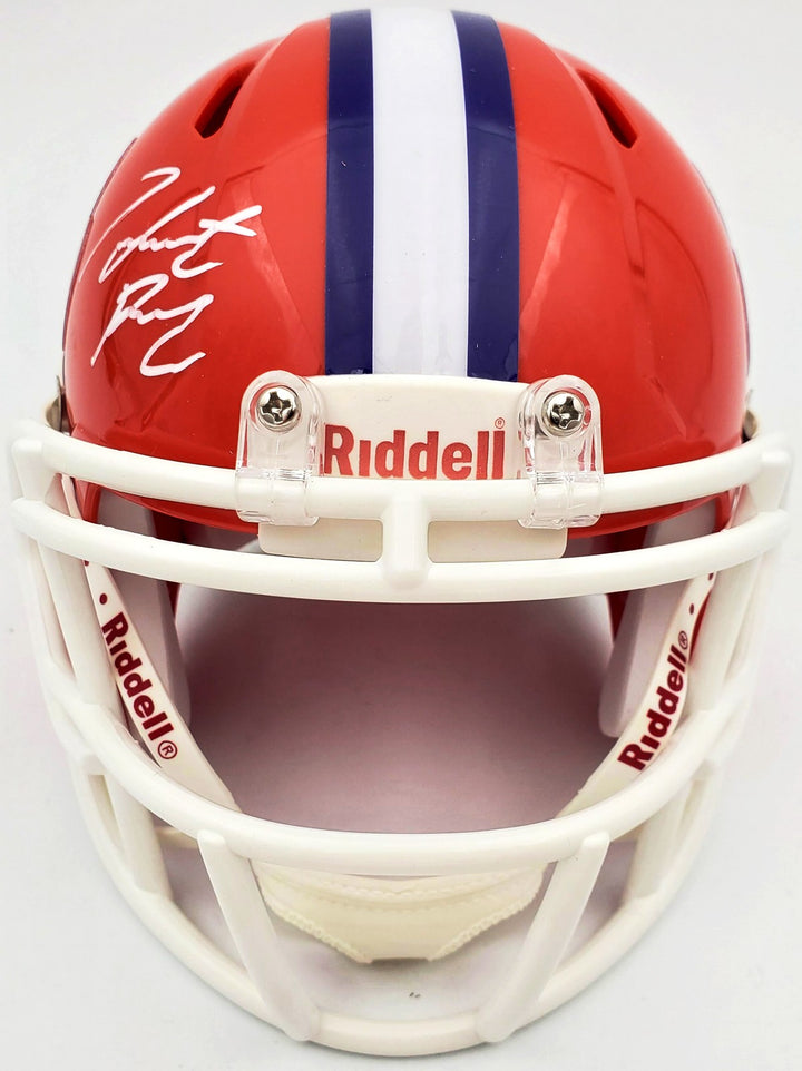 Hunter Renfrow Signed Clemson Tigers Speed Mini Helmet Beckett BAS