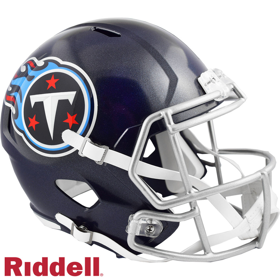 Tennesee Titans Full Size Replica Helmet Riddell New In Box 35638