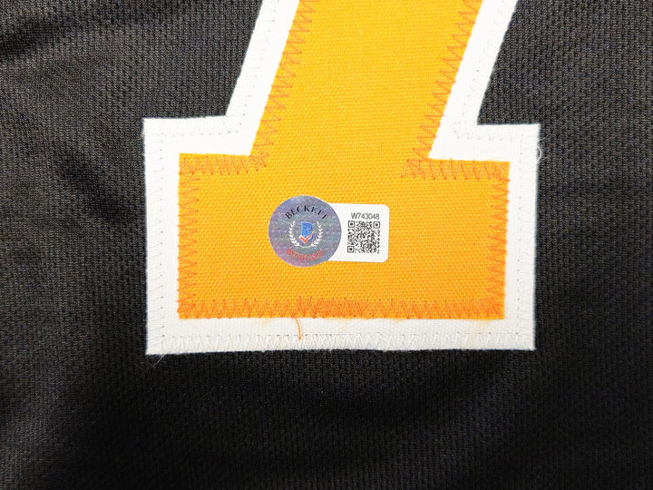 San Francisco Giants Juan Marichal Auto Signed Black Baseball Jersey Beckett Wit