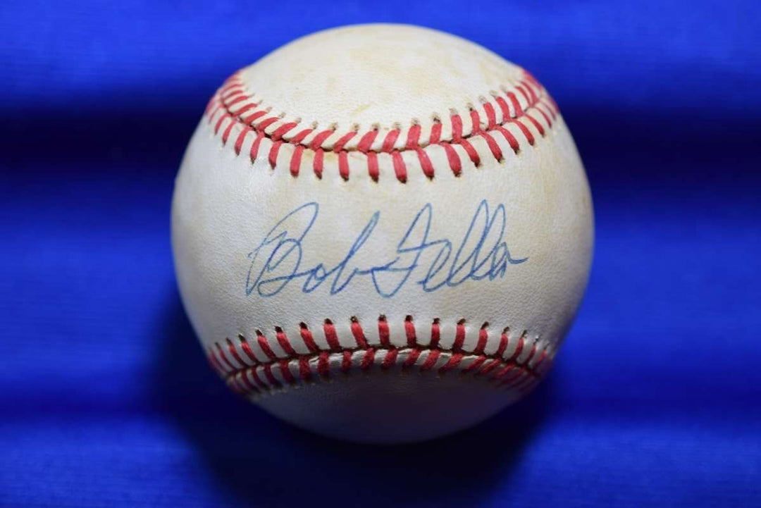 Bob Feller PSA DNA Autograph American League OAL Signed Baseball Indians