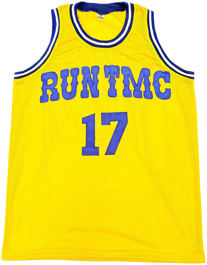 Golden State Warriors Chris Mullin Autographed Signed Yellow Jersey Beckett Wit