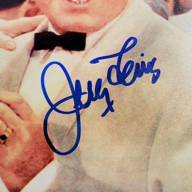 Jerry Lewis signed Nutty Professor 11x17 poster photo autograph Beckett BAS COA