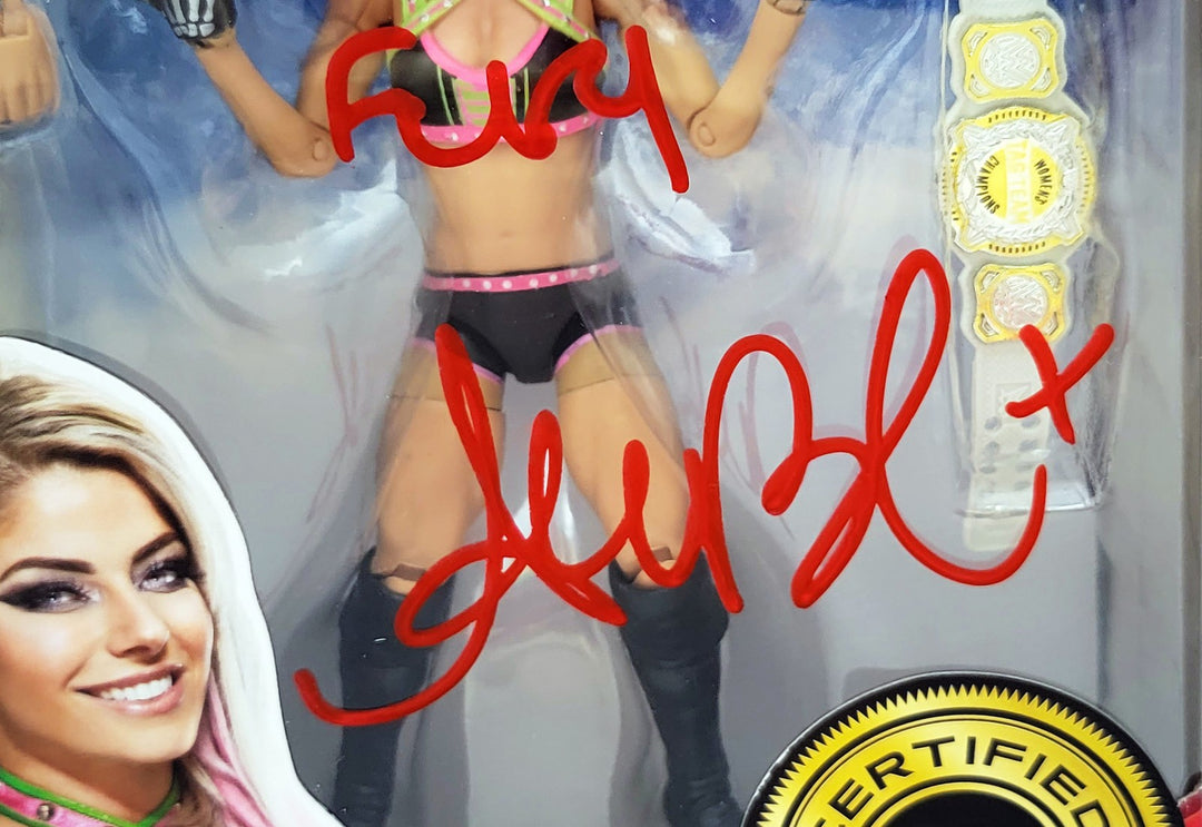 Alexa Bliss Auto WWE Elite Collection #82 Action Figure "5 Feet Of Fury" Beckett