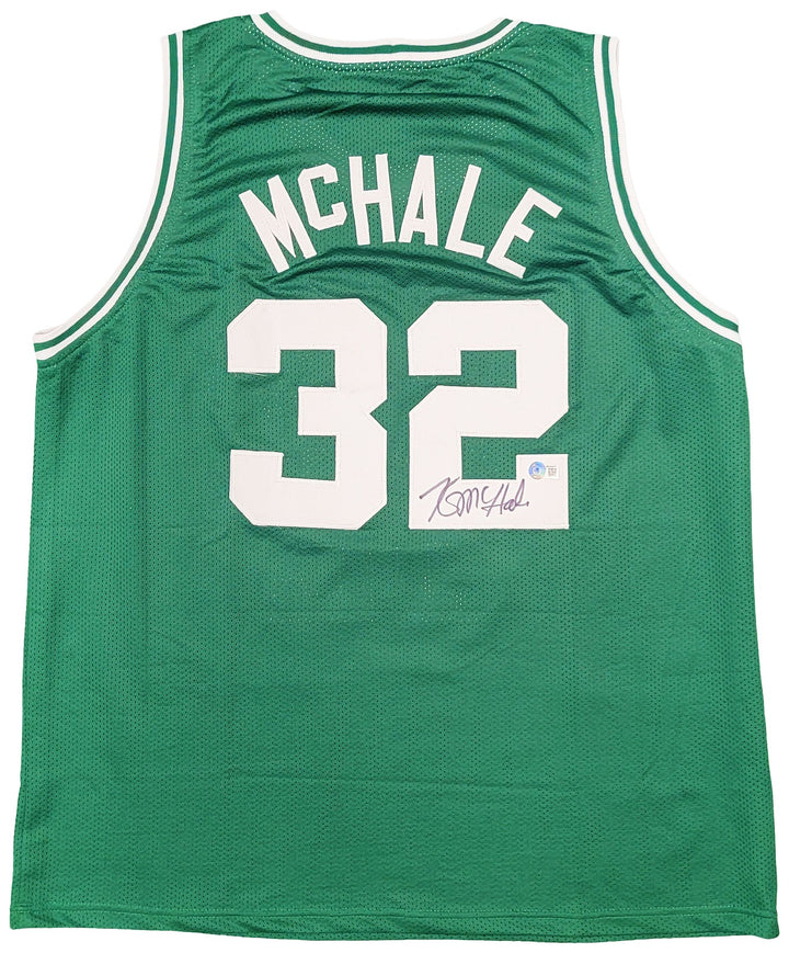 Boston Celtics Kevin McHale Autographed Signed Green Jersey Beckett Wit