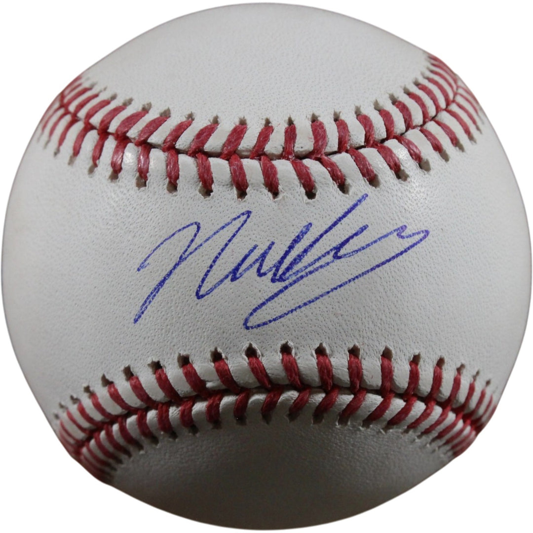 Nick Kurtz Autographed/Signed Oakland Athletics OML Baseball Beckett 56293
